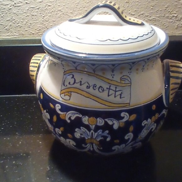 Artisan Biscotti Jar